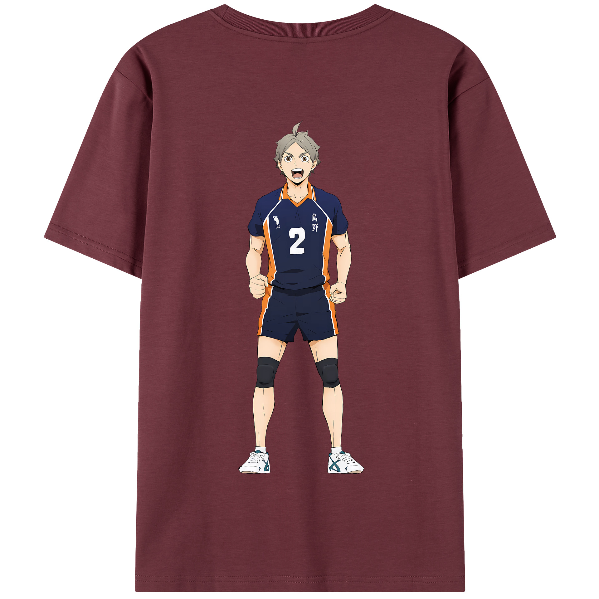 （画像用） ハイキュー!! Haikyu!! 綿100％半袖Tシャツ（背面プリント）